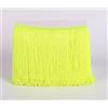 YYCRAFT Bordino per tende con nappe da 15,4 m, larghezza 15,2 cm, per fai da te, cucito, artigianato, abbigliamento, tende, decorazione, giallo neon