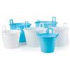 Plastime Mastello Lario Vasca con 3 Manici, White, 100 Litre