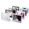 HIYQIN Confezione da 8 cornici per foto da tavolo per Instax Wide Film, da scrivania, da tavolo, piccole cornici per foto Instax Wide EVO/400/300/210, cornice per foto da 10 x 8 cm, colorata
