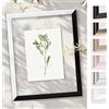 Bildershop-24 Telaio in vetro doppio con doppi vetri, Prio in Nero/Bianco 30x40cm con vetro acrilico, cornice per quadri con doppi vetri