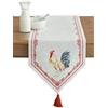 Maison d' Hermine Maison d'Hermine Runner da tavolo in 100% cotone, lunghezza 150 cm, per casa, cucina, sala da pranzo, feste, matrimoni, Primavera Estate (Campagne, 50 cm x 150 cm)