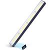 LETOUR Lampada da Lavoro LED Ricaricabile 216 LED, 7500mAh con Magnete e Gancio, Luminosità Regolabile Lampada Officina Portatile, Torcia da Lavoro per Professionisti