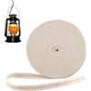 Maxmoc Stoppino per lampade a olio, 10 m x 13 mm, stoppino piatto in cotone, stoppino di ricambio per lampade a olio, lampada a cherosene