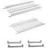 DACAN PROTECTION Scolapiatti per pensile da incasso in Cromo Protetto - 86 cm - kit sostituzione Completo di supporti laterali - antiruggine