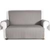 Caleffi Copridivano 2 Posti Bicolor Argento in Cotone - 78219