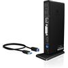 ICY BOX IB-DK2241AC Dockingstation USB DVI HDMI Nero 2K