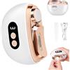 Yozexin Tagliaunghie elettrico 3 in 1 smerigliatrice elettrica per unghie 3 in 1, lima elettrica per unghie con LED a 3 velocità, tagliaunghie elettrico ultra ise per anziani, adulti, bambini, grande veleno
