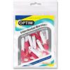 Healthing OPTIM - Spazzole interdentali, confezione da 16 pezzi, 0,7 mm, misura 4, colore: Giallo