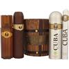 Elegant Queen Cuba Set regalo da 5 pezzi: Eau de Toilette (100 ml),deodorante (200 ml), After Shave (100 ml),Eau de Toilette (35 ml), secchiello in legno.