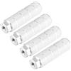 Gyrodymix 4pz BMX MTB Bike Posteriore Piede Pioli Poggiapiedi Adatto 3/8 Assi Tono Argento Prodotto Durevole