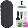 Whyzsjnclg Kit di Riparazione per Trampolino, Kit di Riparazione Toppa per Trampolino Toppa da 4x4 Pollici per Fori o Strappi Accessori Professionali di Ricambio, Tenda per Uso Quotidiano
