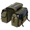 Tsophreniq Borsa doppia per biciclette Borsa da ciclismo Borsa da viaggio in tela per ciclismo e bisogni di pendolarismo impermeabile