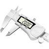 TUdcgjSXF Strumento di misurazione a corsoio Digitale in Acciaio Inossidabile con Display LCD, Gamma 0-150 mm(Black Caliper Box)