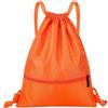 CaFfen Borsa Da Basket Basketball Zaino con coulisse di grande capacità, impermeabile, for sport all'aria aperta, escursionismo, fitness, viaggi, nuoto, basket, yoga(Orange)