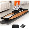 QITUJOUR imulatore di Sci Ergonomico con Resistenza Magnetica Regolabile 0-100 kg, Attrezzo Allenamento Palestra Domestica, Portata Max 150 kg per Allenamento Gambe, Addomi e Corpo Completo(B)