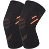 Tsophreniq Ginocchiera traspirante in maglia per uomo donna sport corsa basket pallavolo palestra allenamento antiscivolo silicone