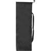 Tressify Borsa per canna da pesca, 100 cm, in poliestere 210D, con coulisse, con tracolla, per tappetino da yoga, bastoncini da pesca, campeggio, nero