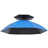 Tsophreniq Cappello a ombrello da pesca, cappello da pioggia, con fascia per la testa, impermeabile, pieghevole, a mani libere