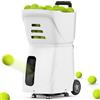 Generic Macchina portatile per palline da tennis, contiene 100 palline, velocità 87 mph, batteria al litio integrata, 6 ore di uso continuo per pratica e allenamento