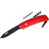 SWIZA, Coltello Svizzero per Adulti, D01 AB Rosso, Nero, 17 cm