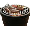 Generico Griglia Tonda - Acciaio Universale Per BBQ | Piano Cottura Carbonella E Brace | Calore Uniforme, Pulizia Semplice, Portatile, Diametro 35/40/45 Cm | Destinato Campeggio, Picnic, Abitazione, Risto