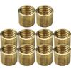 RNXRZANK Set di Puntali in Ottone di per La Riparazione di Stecche da Biliardo, 10.5 mm