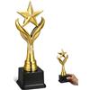 Toddmomy Coppa Premiazione in Plastica Oro Finitura Lucida a Forma di Stella a Cinque Punte Design Unico Uso Duraturo e Personalizzabile per Decorazioni Scuola e Atmosfera Estiva