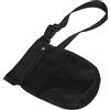 DIYEAH Borsa da Tennis a Rete Nero Cintura in Vita, Multifunzionale per Palline da Ping Pong e Badminton, per Allenamento Sportivo