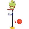 Generic Obiettivi di basket portatile, supporto da basket per bambini,Supporto da basket per bambini | Canestro da basket regolabile in altezza, educazione precoce, design dei cartoni animati per giocare al
