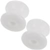 Healeved 2 Pezzi Rullo di Ancoraggio Bianco in Nailon per Catena Ancora Accessorio Marino Resistente agli Urti per Kayak e Uso Nautico Scorrimento Fluido e Minore Aggrovigliamento