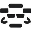 Generic Kit di imbottitura per casco, ricambio per casco da moto, 18 x 5,2 cm, ammortizzante, confortevole, per adulti, giovani, ciclisti, , bici, softball, softball, sport