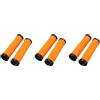 Tuminita 3 Coppia Manubrio da Bicicletta Grip MTB BMX Manopole Manubrio Arancione