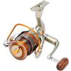 Qalvona Mulinello da Pesca Marittima EF4000, Bobina Leggera in Alluminio CNC, 12 Cuscinetti 5.2:1, Baitcasting 4000 - di Ingranaggi in Metallo, Braccio Digitale, Facile da Usare