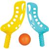 Generico Gioco Lancio Pallina Scoop - Pro | Set Di Lancio E Presa Portatile Educativo In ABS (36x10x12 Cm) | Racchette A Cucchiaio Con Palla Gioco Classico Da Esterno Per Giardino Prato E Cortile Hardware
