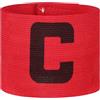 INOOMP Fascia da Capitano Rossa per Calcio Design Anti-caduta e Materiale Dacron, Accessorio Sportivo per Squadra e Festa Mondiale