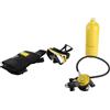 Halearo Mini Set da Immersione con Bombola da 1 Litro con Valvola di Sicurezza e Occhiali Protettivi per Avventure Subacquee (#2)