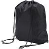 Allthingstore Zaino sportivo con tessuto Oxford impermeabile ispessito, chiusura a coulisse e comoda tasca portaoggetti (nero)