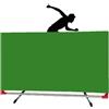 Generic Deflettore portatile per campo da ping pong, struttura in acciaio inox, per uso in ufficio o in palestra
