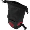 Dolvitrny Marsupio impermeabile da 5 l, galleggiante, per nuoto, snorkeling, rafting, spiaggia, in PVC, per telefono e attrezzatura sportiva all'aperto, nero e rosso (nero)