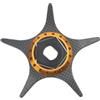 Eawfgtuw Fibra di carbonio Star Drag Con Built-in Suono Per Daiwa Per Steez Ltd Sv Tw Per Ct A Air Tatula 103 Hlc Per Zillion Alphas Reel Parti 56mm Nero (oro)