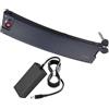 WSDAV Batteria per e-Bike 24V 10Ah 12.8Ah 14Ah Batteria al Litio 36V 7.8Ah 8.7Ah 10.5Ah Batterie di Forma Curva con Caricabatterie,36v7.8ah