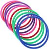 TVANTRUXIS Set di anelli da lancio Gioco lancio degli anelli, Anelli di agilità 10 pezzi lancio in ABS multicolori varie dimensioni for allenamento sportivo(10 PCS 20 CM)