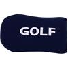 RNXRZANK Golf Putter Cover in Neoprene Comfort Ottimale Protezione per Testa Mallet Sleeve Facile da Attaccare E Togliere Adatto per Accessori Golf Club Regalo, Nero