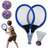 Genérico Racchetta da tennis e badminton, set di 2 pezzi per bambini, giocattolo per sport all'aria aperta, design e durevole, gioco interattivo per genitori e figli con pallina, per bambini, ragazze