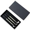 Opilroyn Set di penne da golf in metallo, con 3 mini penne da golf, accessorio creativo per la scrivania dell'ufficio, per spazi di lavoro