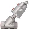 TUdcgjSXF Valvola Pneumatica A Sede Angolare in Acciaio Inossidabile, Filettatura Femmina, Morsetto A Saldare, Tipo Y, Alta Temperatura (DN20)(CLAMP; DN25 Normal Open)