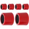 GATHINESS 6 Pezzi Kit per Riparazione Punta Stecca da Biliardo Rosso in Plastica Pp Funzione Antiruggine e Modellatore per Punta Stecca da Biliardo per Uso in Sala Giochi
