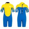 Gogokids Muta corta in neoprene per bambini, 2,5 mm, con cerniera posteriore, comoda e calda, in neoprene UV, per nuoto, snorkeling e surf, età 2-8 anni, per ragazzi e ragazze