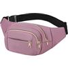 Veasbuu da donna, impermeabile, regolabile, portatile, unisex, per corsa, per passeggiate, arrampicata, ciclismo, campeggio, viaggi, vacanze, palestra, rosa chiaro, Refer to description