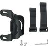 Belnotelt Supporto per pompa da bicicletta, staffa di montaggio in nylon, clip di fissaggio, per accessori da ciclismo, nero (A)